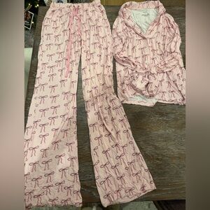 In my jammers bow print pajamas